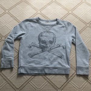 Peek SKULL print light-weight sweatshirt 4/5💀 ☠️ 🏴‍☠️ pirate!